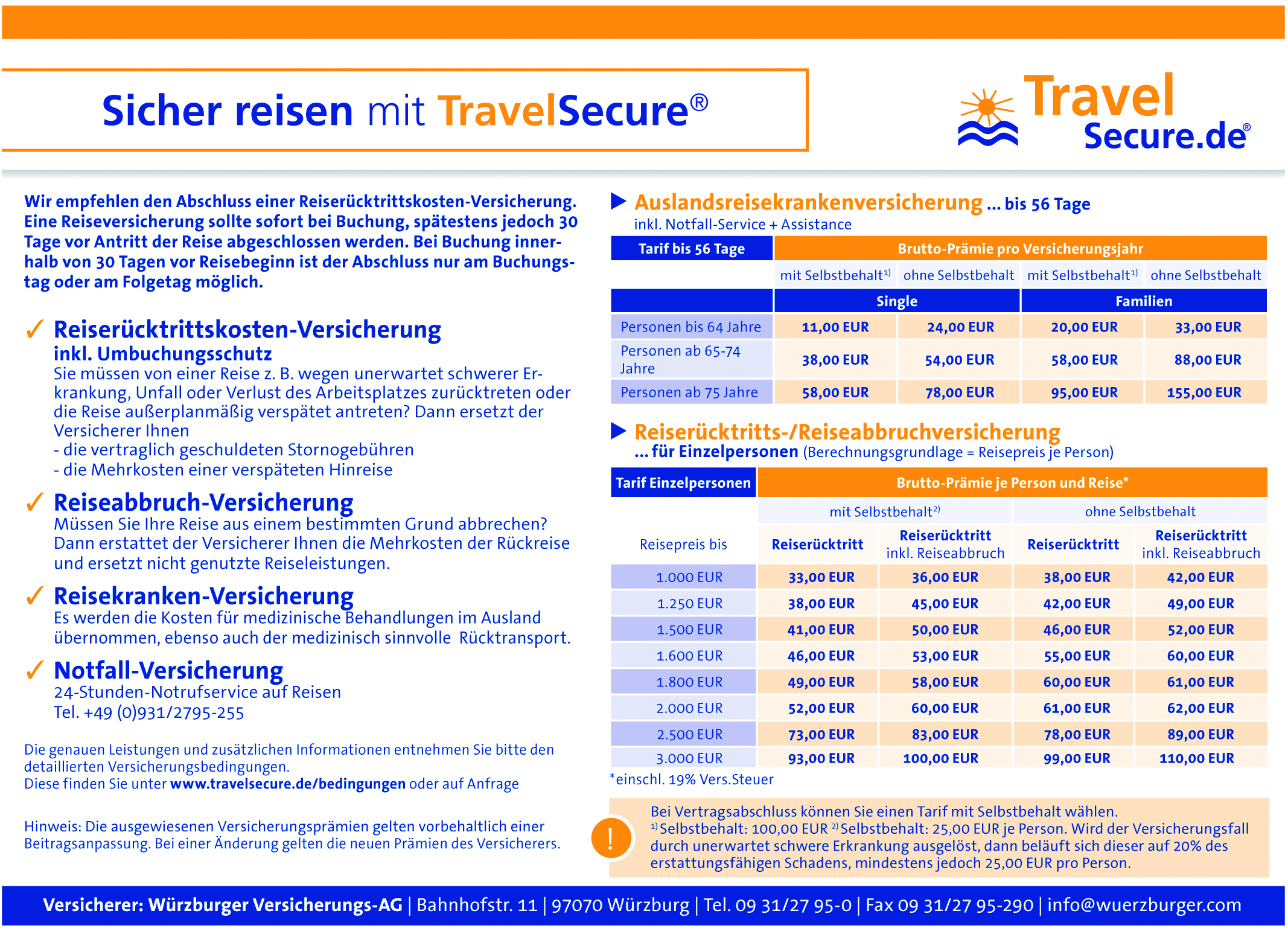 Reiseversicherungen Fur Unsere Gartenreisen